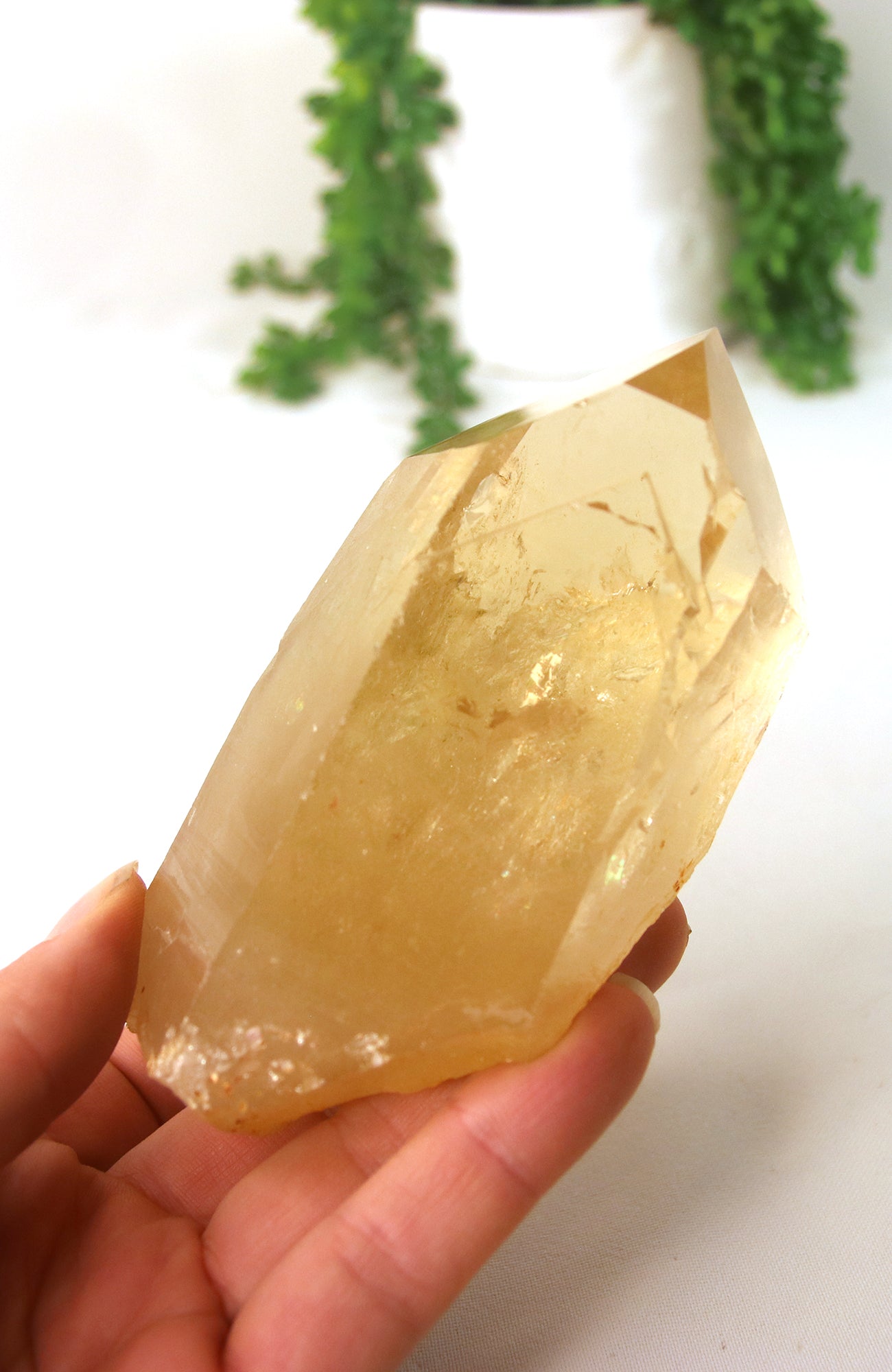 Citrine (Natural) Cathedral Point AAA